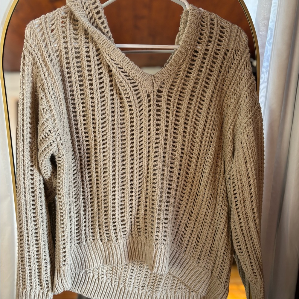 Cozy Knit Women's Sweater - Cream
